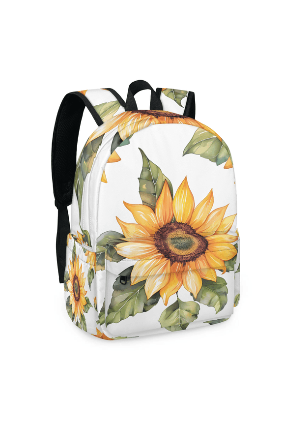 Sunflowers Backpack for Men Women Large Capacity Laptop Backpack Casual Daypack for Work Travel