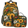 thumbnail image 1 of Herdesigns Sunflowers Flowers Summer Large Backpack Set with Lunch Box Lightweight Water Resistant Travel Laptop Backpacks Casual Daypacks for Women Men, 1 of 8