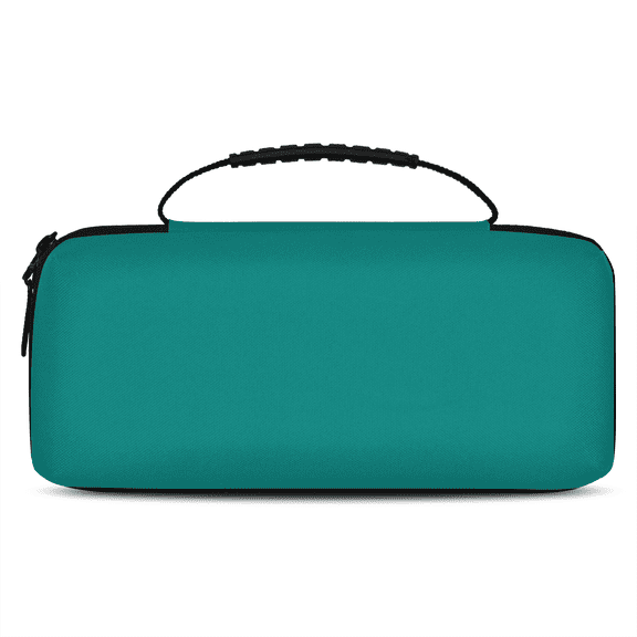 Herdesigns Teal Carry Case Compatible for Nintendo Switch OLED Model 2021/Switch 2017, Protective Travel Switch Carrying Case with 20 Game Card Slots for Switch Console & Accessories