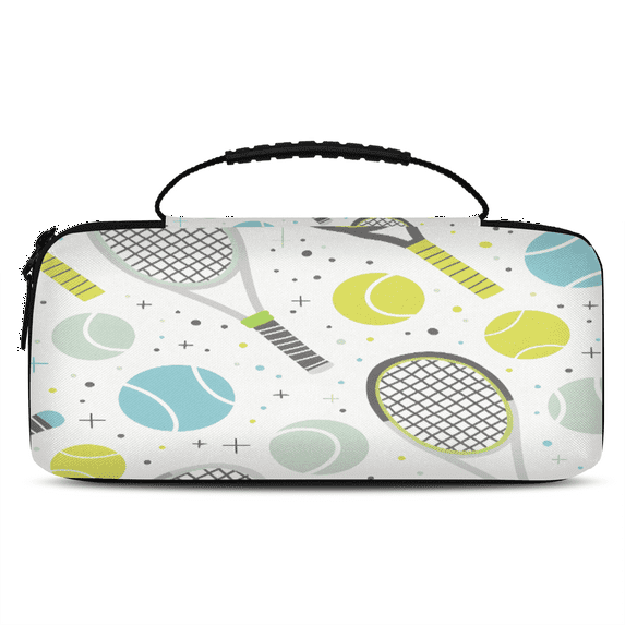 Herdesigns Tennis Carry Case Compatible with Nintendo Switch 2, with 20 Game Card Slots, Sports Ball Portable Travel Carrying Case Pouch for Accessories & Games