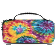 thumbnail image 1 of Herdesigns Tie Dye Carry Case Compatible with Nintendo Switch 2, with 20 Game Card Slots, Rainbow Portable Travel Carrying Case Pouch for Accessories & Games, 1 of 8