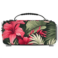 thumbnail image 1 of Herdesigns Tropical Floral Plant Carrying Case for Nintendo Switch 2 with 20 Game Card Slots, Portable Travel Carry Case for Accessories and Console, 1 of 8