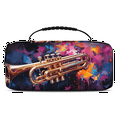 thumbnail image 1 of Herdesigns Trumpet Carry Case Compatible with Nintendo Switch 2, with 20 Game Card Slots, Music Theme Portable Travel Carrying Case Pouch for Accessories & Games, 1 of 8