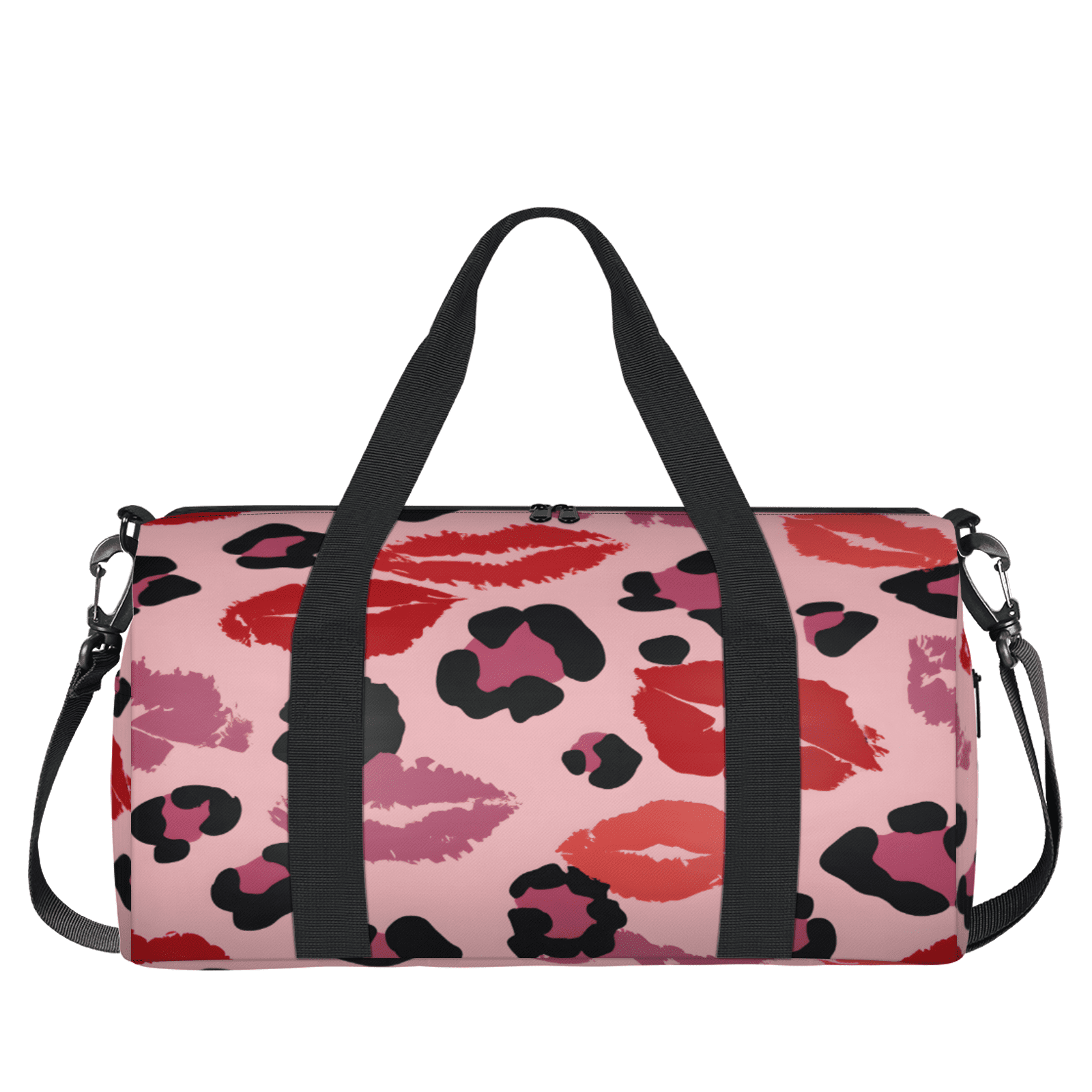 Herdesigns Valentine's Day Gym Bag for Women, Duffle Bag for Travel Sport, Lightweight Waterproof Carry on Weekender Dance Yoga Workout Bags