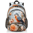 thumbnail image 1 of Herdesigns Vintage Flower Birds Laptop Backpack for Women Men, 18.3 Inch Travel Work Backpacks, Floral Bird Waterproof Computer Casual Daypack Nurse Teacher Bags, 1 of 8