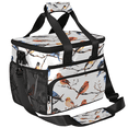 thumbnail image 1 of Herdesigns Watercolor Birds Large Lunch Box for Adults Women Men with Adjustable Shoulder Strap, Insulated Reusable Lunch Bag Leakproof Cooler Tote Bag, 1 of 7