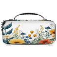 thumbnail image 1 of Herdesigns Watercolor Floral Carry Case Compatible with Nintendo Switch 2017 & Oled 2021, with 20 Game Card Slots, Colorful Flower Portable Travel Carrying Case Pouch for Accessories & Games, 1 of 8