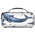 thumbnail image 1 of Herdesigns Whale Carry Case Compatible with Nintendo Switch 2017 & Oled 2021, with 20 Game Card Slots, Ocean Cute Fish Animal Portable Travel Carrying Case Pouch for Accessories & Games, 1 of 8