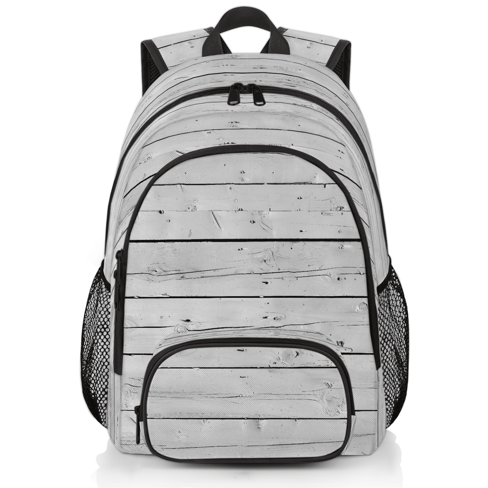 Herdesigns Wooden Pattern Laptop Backpack for Women Men, 18.3 Inch ...