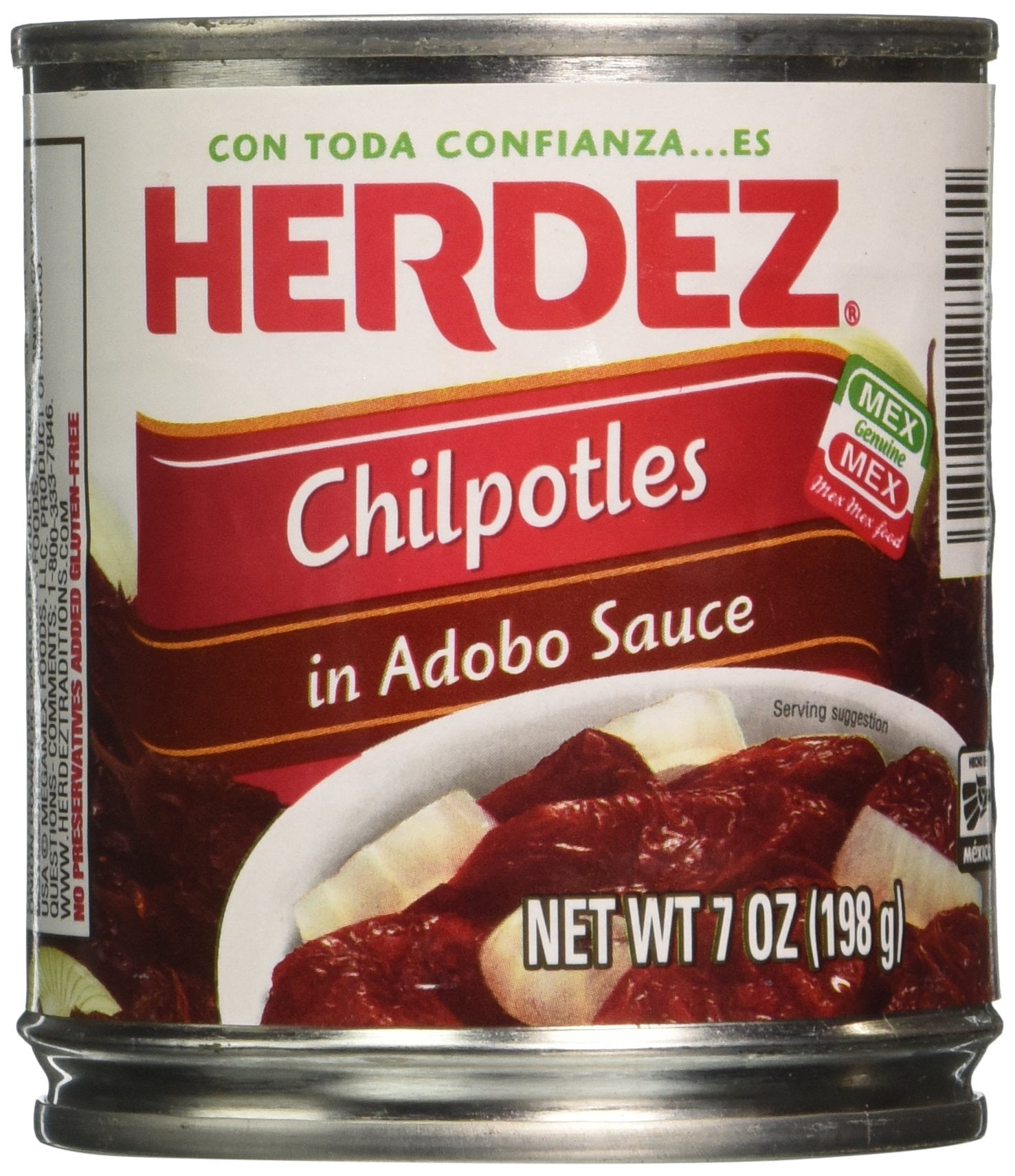 Herdez Chipotle Peppers, 7 Oz