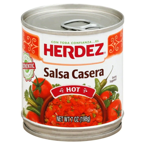 Herdez Hot Salsa Casera - 7 oz Packaging May Vary (Pack of 2)