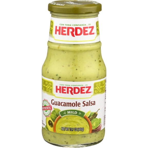 Herdez Mild Guacamole Salsa 15.7 oz (Pack of 12)