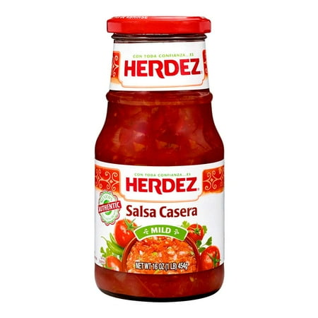 Herdez Salsa Casera Mild 16oz (Pack of 6)