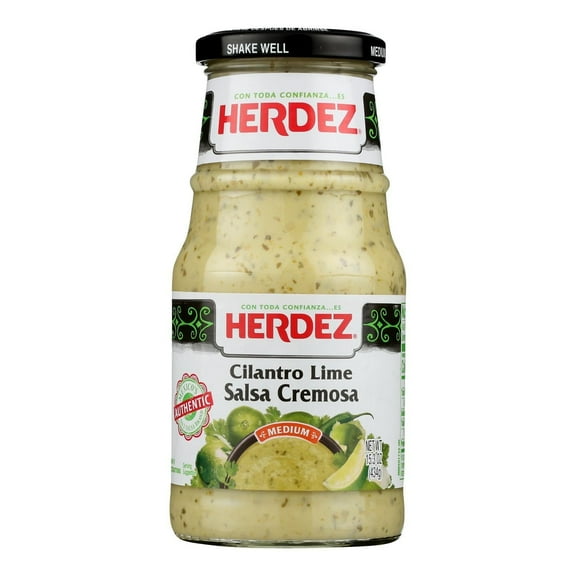 Herdez Salsa Cilantro Lime 15.3 oz (Pack of 6)