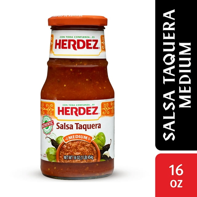 Herdez Salsa Taquera, Medium, 16 Oz