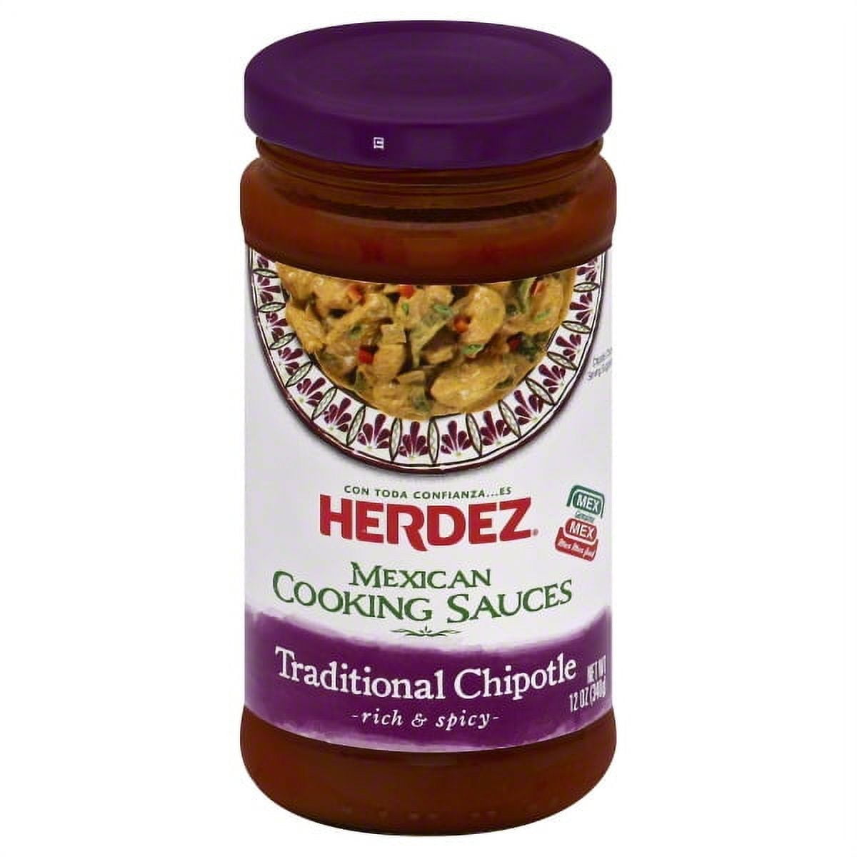 Herdez Traditional Chipotle Mexican Cooking Sauces, 12 oz