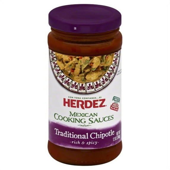 Herdez Traditional Chipotle Mexican Cooking Sauces, 12 oz
