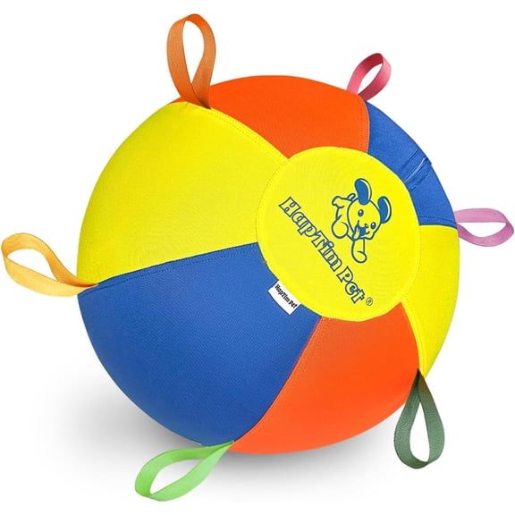 Herding Ball for Dogs 22 Inch Interactive Large Dog Ball with Handles Durable Outdoor Training Dog Toy for Medium to Large Dogs Corgis Australian Shepherd Cattle Dog Border Collie & Horses-3DHB3