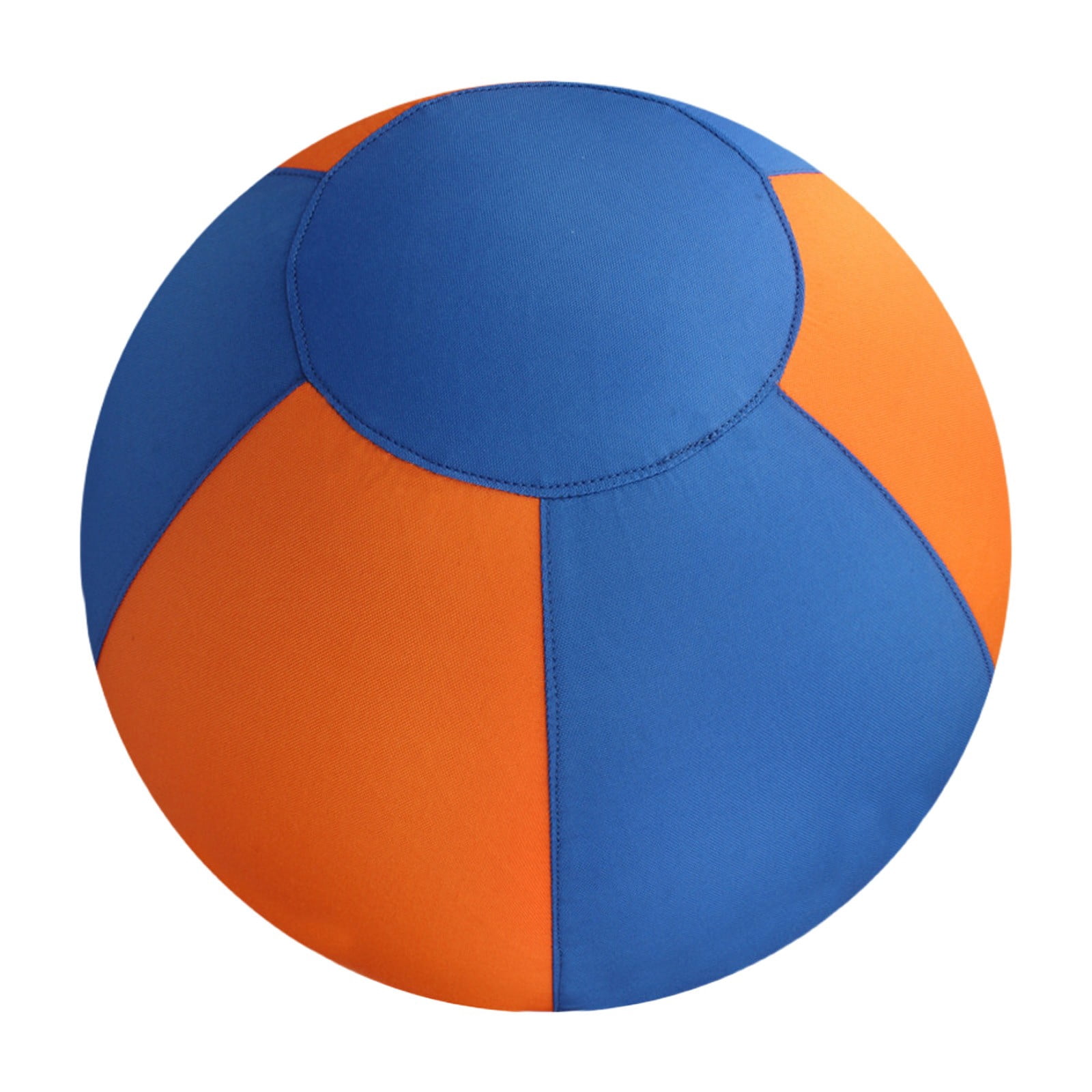 Herding Ball, Herding Ball for Dogs, Extra-Large Enrichment Ball — Tear-Resistant, Includes Protective Cover and Air Pump, Available in Three Sizes to Suit All Dogs,Blue & Orange,9.8"