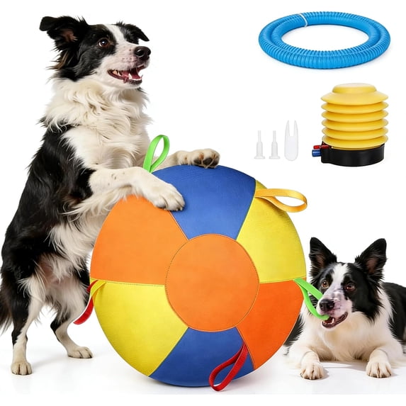 Herding Ball for Dogs – Durable Waterproof Interactive Toy for Play & Exercise, Jumbo Calming Design