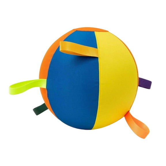 Herding Ball for Dogs & Horses, Inflatable Tear-Resistant Herding Toy, Heavy-Duty Handle Cover with Pump, Large Breed Dog Exercise Toy, 18 Inch