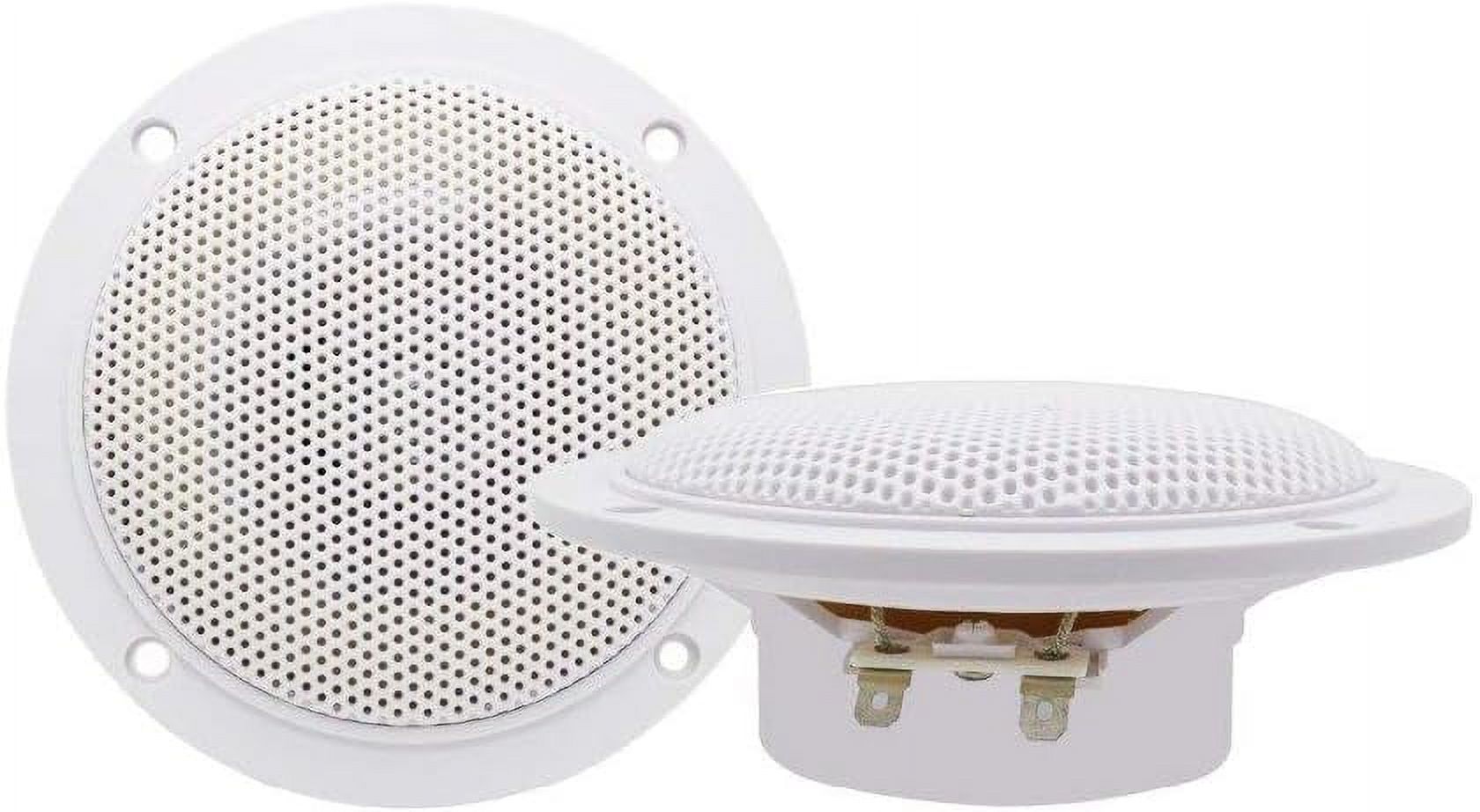 Herdio 4 Inches Waterproof Marine Ceiling Speakers with 160 Watts Power