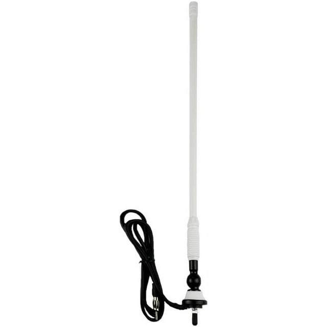 Herdio Waterproof Marine Antenna Rubber Duck Dipole Flexible Mast FM AM ...