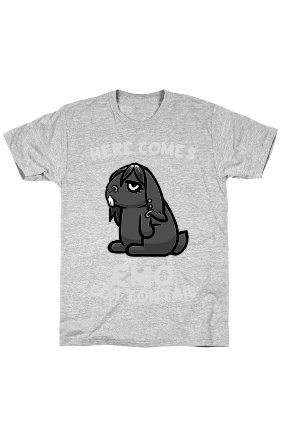 Here Comes Emo Cottontail Tee Shirt Sweatshirt Hoodie