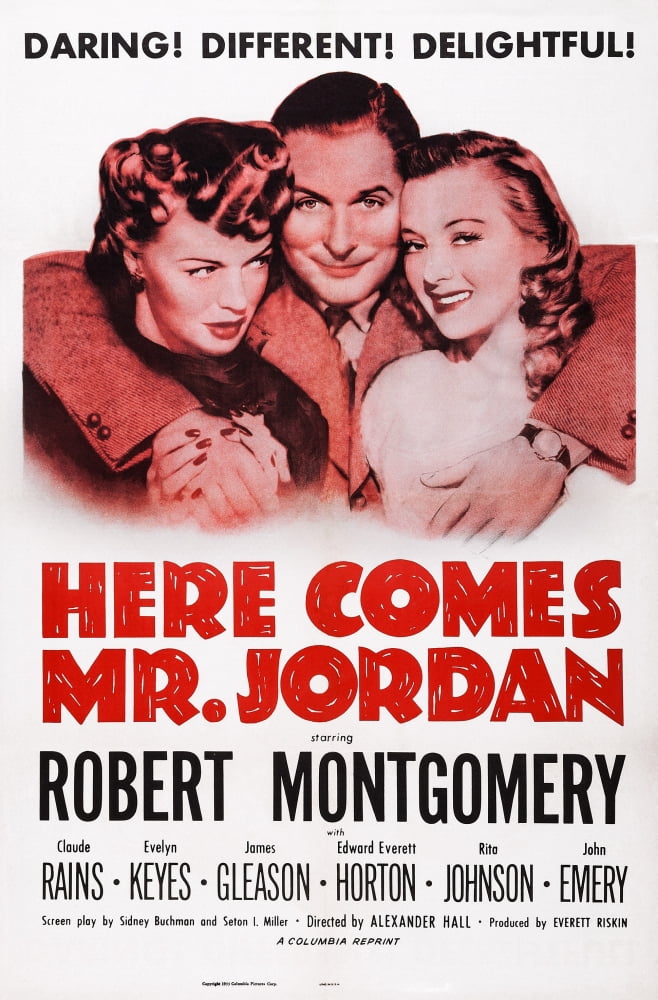 Here Comes Mr Jordan U Canvas Art - (11 x 17)