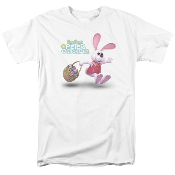Here Comes Peter Cottontail Hop Around Officially Licensed Adult T Shirt