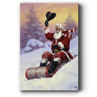 Here Comes Santa- Gallery Wrapped Canvas