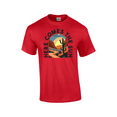 thumbnail image 1 of Here Comes The Sun Country Sunrise Desert Wild West Scenery Short Sleeve Unisex Graphic T-Shirt-Red-xxl, 1 of 1
