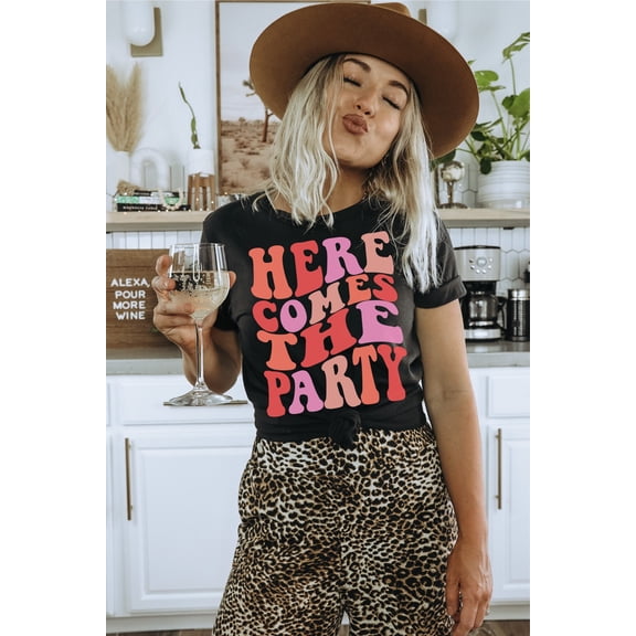 Here Comes the Bride Groovy Bachelorette Party Crew T-Shirt