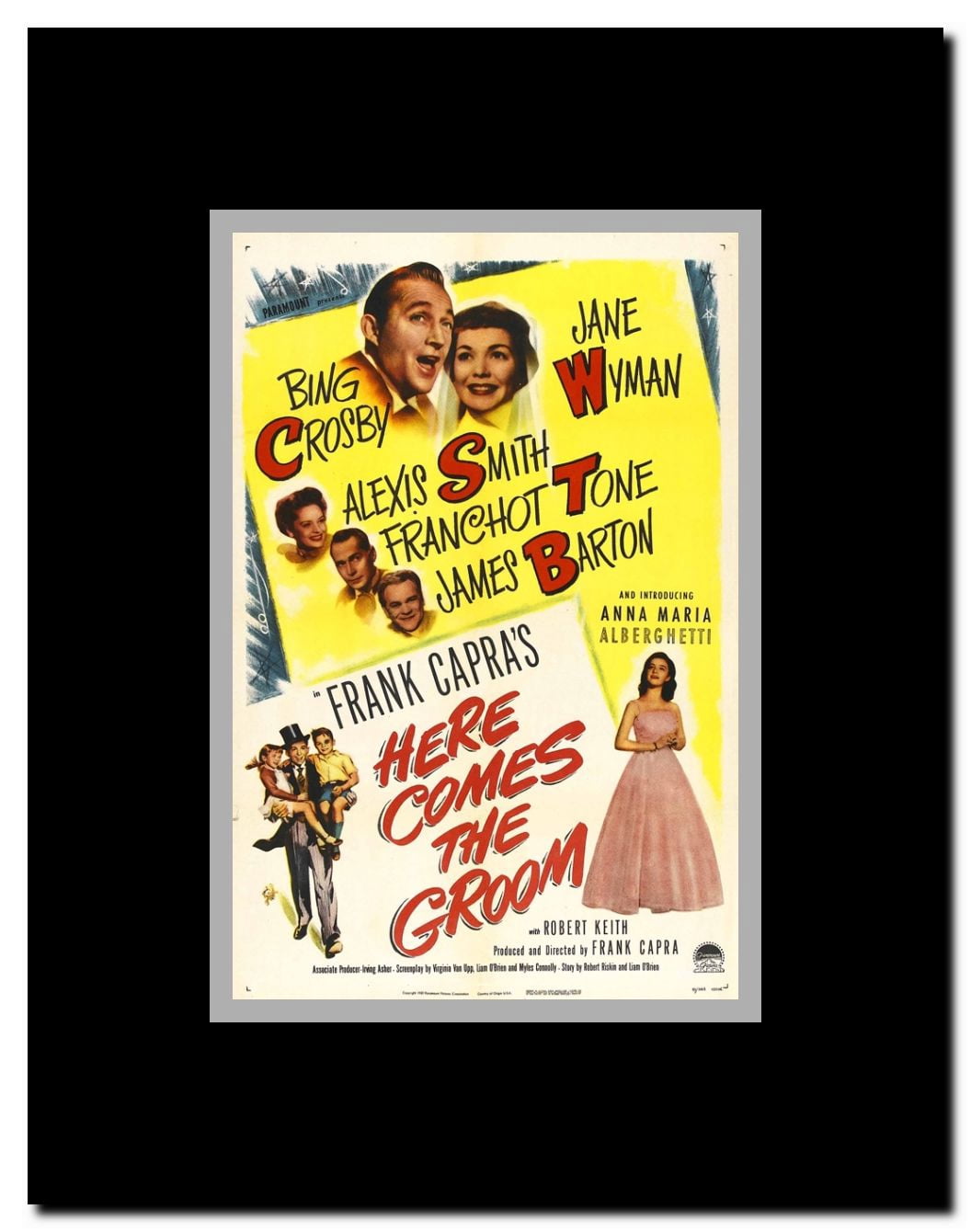Here Comes the Groom Framed Movie Poster