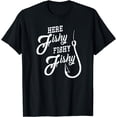 thumbnail image 1 of Here Fishy Fishy T-Shirt Funny Fishing Gift Good Luck Shirt, 1 of 4
