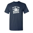 thumbnail image 1 of Here For Boos Sarcastic Humor Graphic Novelty Super Soft Ring Spun Funny T Shirt, 1 of 3