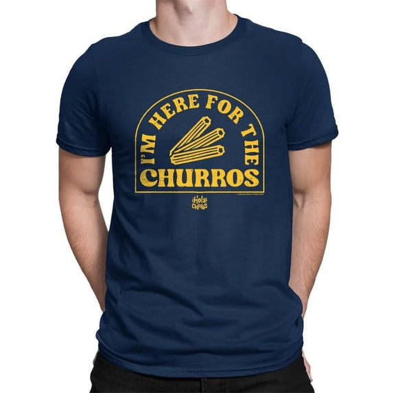 Here For The Churros - Bold Retro Snack Lover Graphic Design Men's T-shirt