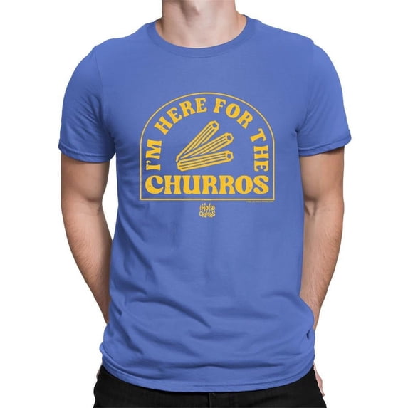 Here For The Churros - Bold Retro Snack Lover Graphic Design Men's T-shirt