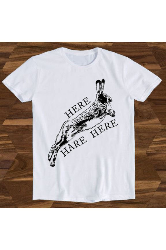 Here Hare Here Python Slogan Joke Parody Hilarious Movie Meme Funny Gift Tee T-Shirt T155