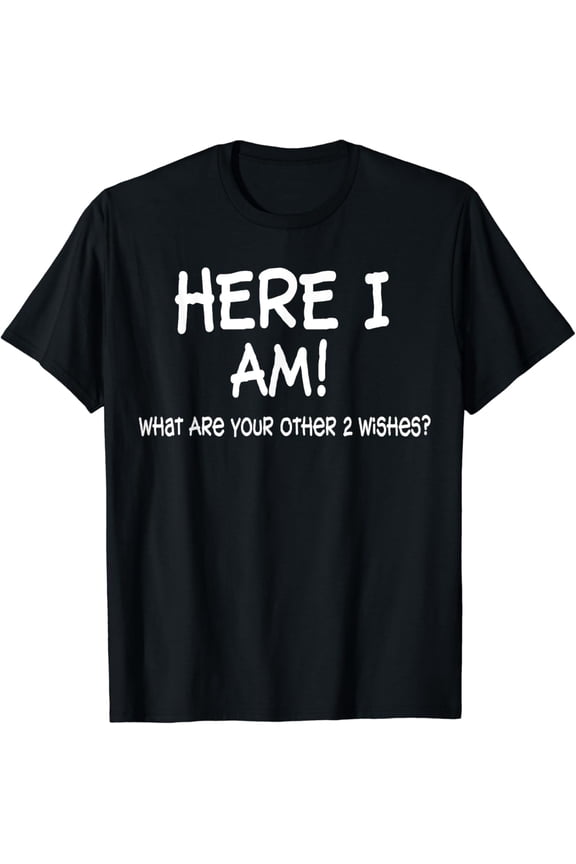 Here I Am What Are Your Other 2 Wishes Funny Sayings T-shirt