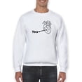 thumbnail image 1 of Here Is Where You Always Are Sweatshirt Men -GoatDeals Designs, Male 4X-Large, 1 of 4