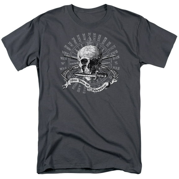- Here There Be Pirates - Short Sleeve Shirt - XXX-Large