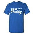 thumbnail image 1 of Here To Paddy Sarcastic Humor Graphic Tees Gift For Mens Novelty Funny T Shirt, 1 of 5