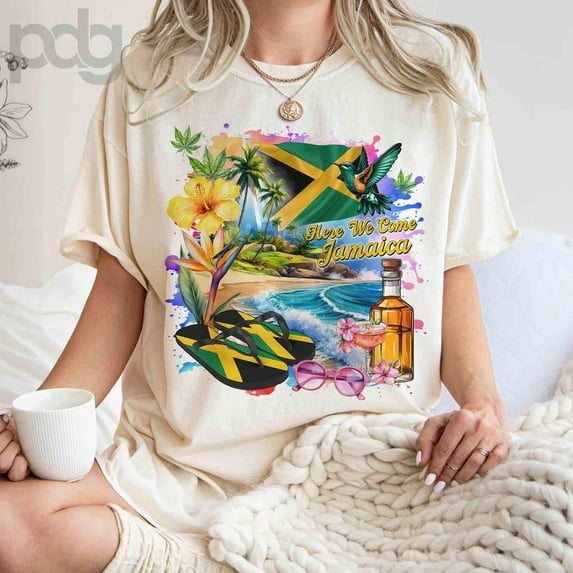 Here We Come Jamaica T-shirt, Jamaica Trip 2024, Jamaica Vacation 2024 Shirt, Girls Trip Jamaica Summer Vacation Tshirt All Size S-5Xl