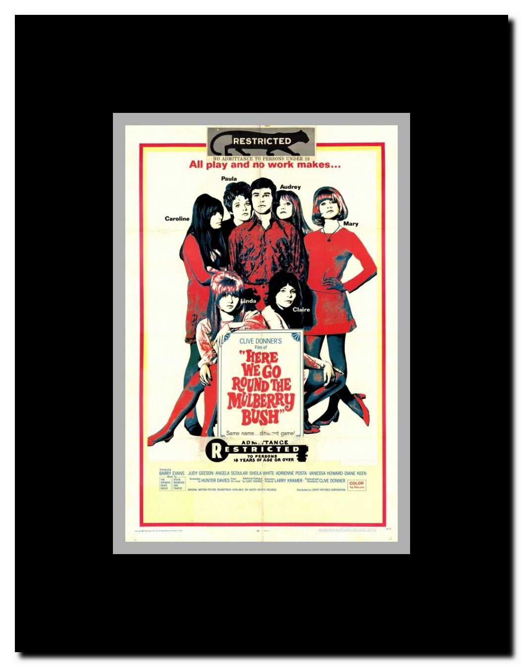 Here We Go Round Mulberry Bush Framed Movie Poster