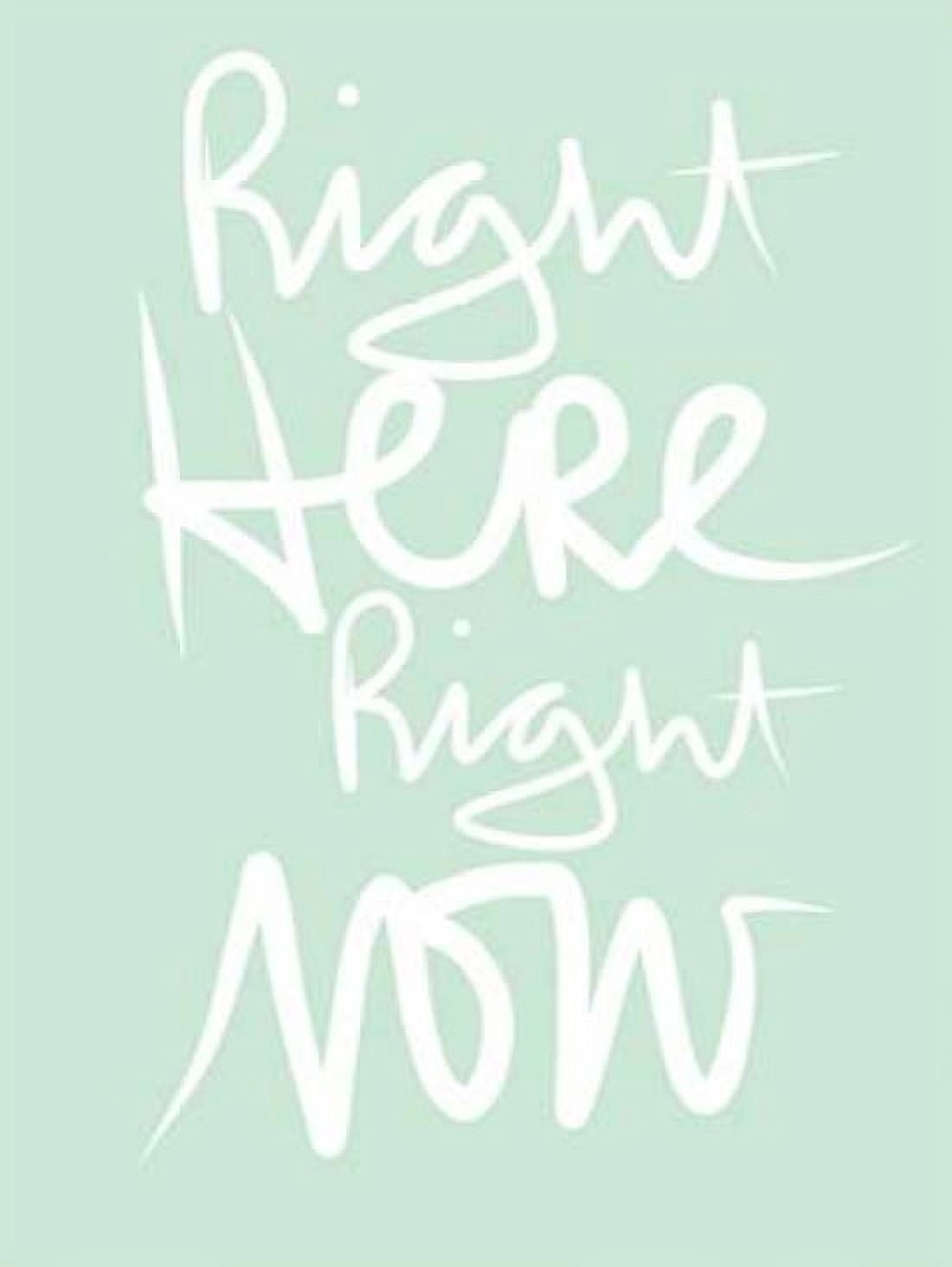 Here and Now - Mint White Canvas Art - Linda Woods (18 x 24)