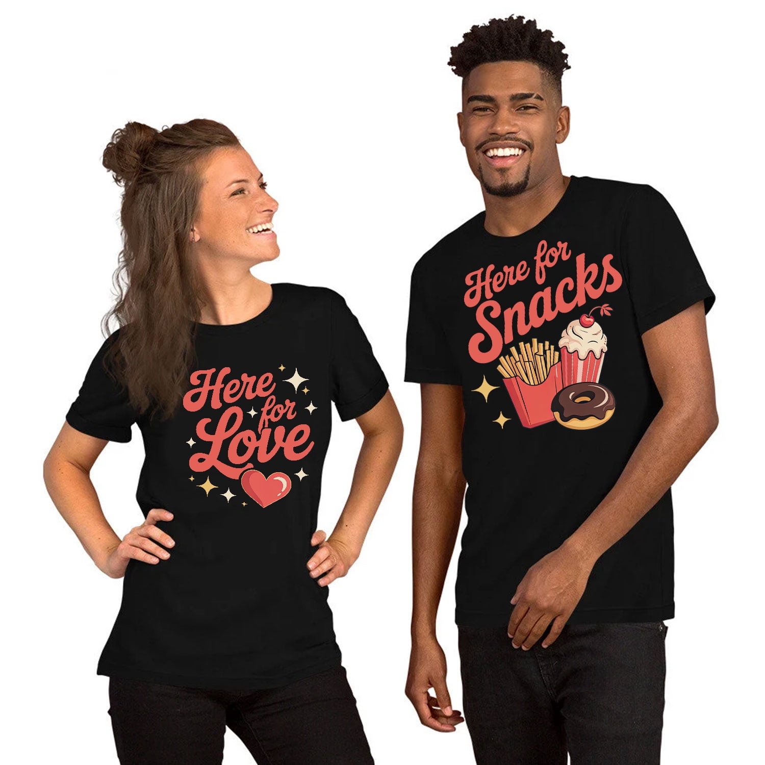 The Boss & The Real Boss Funny Matching T-Shirts - Perfect for