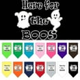 thumbnail image 1 of Halloween Pet and Dog Bandana Screen Printed, "Here For The Boos", 1 of 10