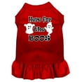 thumbnail image 1 of Here for the Boos Screen Print Dog Dress, Red - 3XL 20, 1 of 1