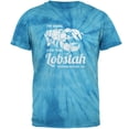 thumbnail image 1 of Here for the Lobstah Lobster Distress - Kennebunkport ME Mens T Shirt Pinwheel Blue Tie Dye MD, 1 of 1